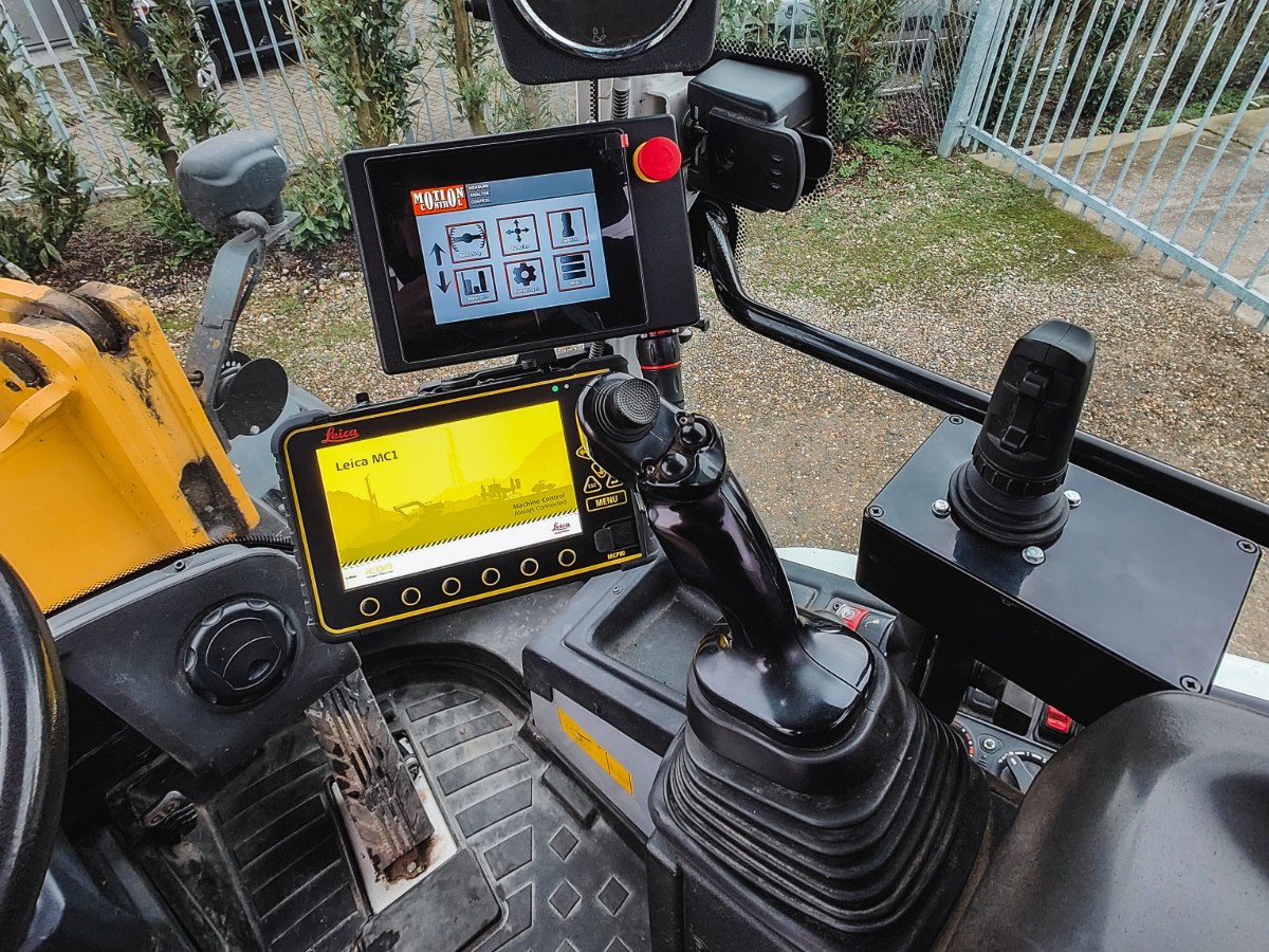 MC 2D Evolute Machine Control met Leica 3D uitbreiding